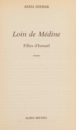 Loin de Médine by Djebar, Assia cover