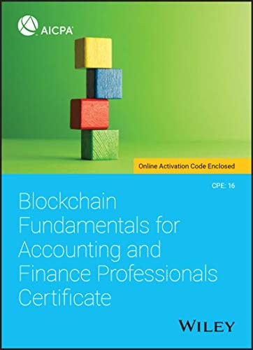 Blockchain Fundamentals for Accounting and Finance Professionals Certificate