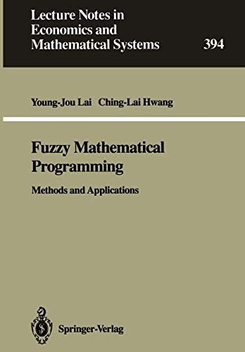 Fuzzy mathematical programming