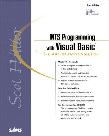 MTS programming with Visual Basic