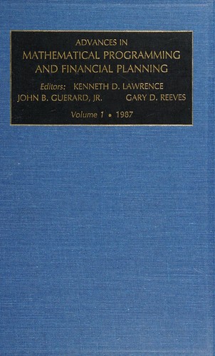 Advances in Mathematical Programming and Financial Planning