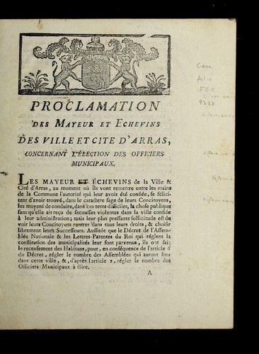 Proclamation