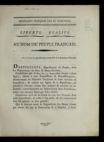 Au nom du peuple francais by Pierre-Arnaud Dartigoeyte cover