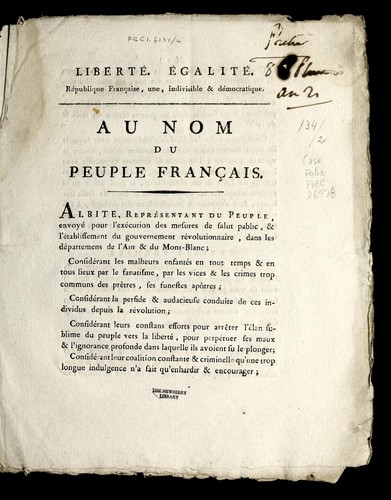 Au nom du peuple franc ʹais