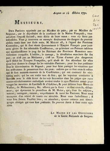 ... Messieurs by Sorgues (France) cover