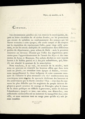 ... Citoyen by Dijon (France) cover