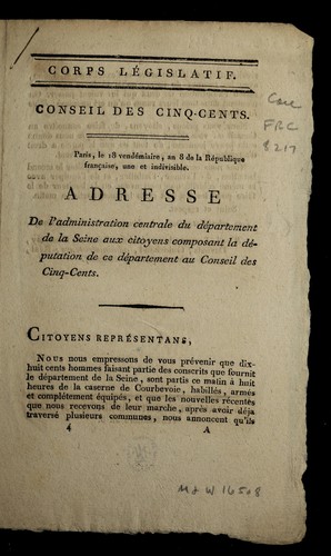 Adresse by Seine (France) cover