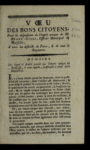 Voeu des bons citoyens