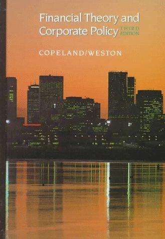 Financial theory and corporate policy