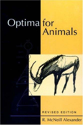 Optima for animals by R. McNeill Alexander cover
