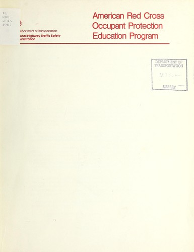 American Red Cross occupant protection education program