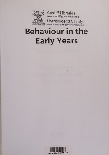 Behaviour in the early years