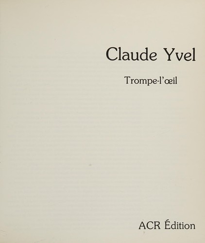 Claude Yvel by Claude Yvel cover