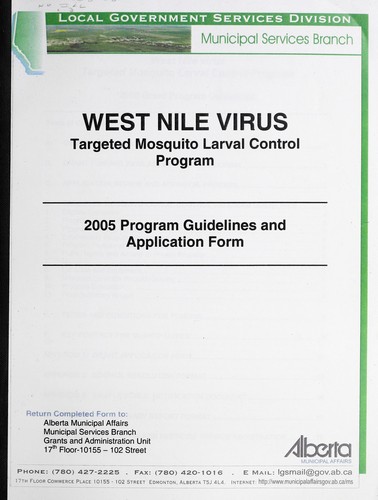West Nile virus targeted mosquito larval control program