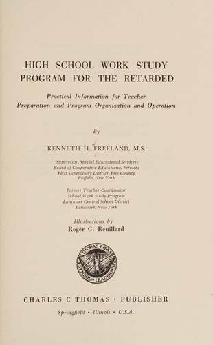 High school work study program for the retarded