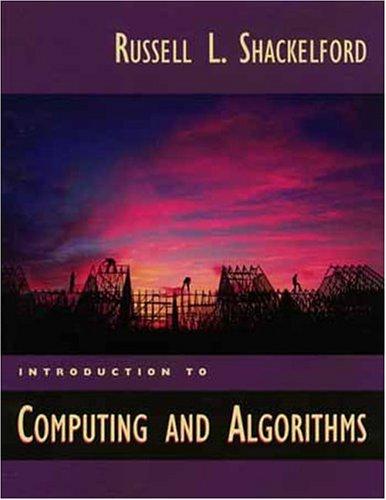 Introduction to computing and algorithms