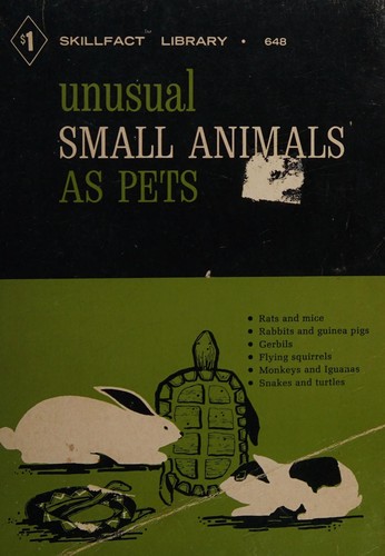 Unusual small animals as pets