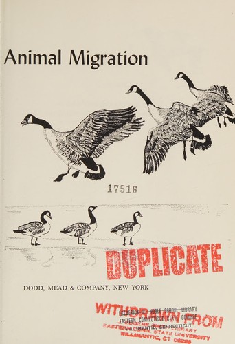 Wonders of animal migration by Jacquelyn Berrill cover