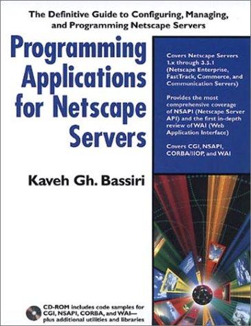 Programming applications for Netscape servers