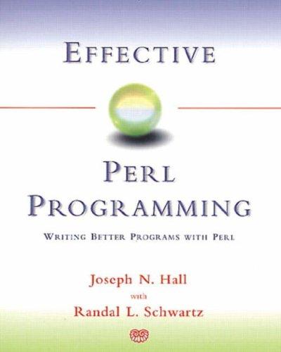 Effective Perl programming