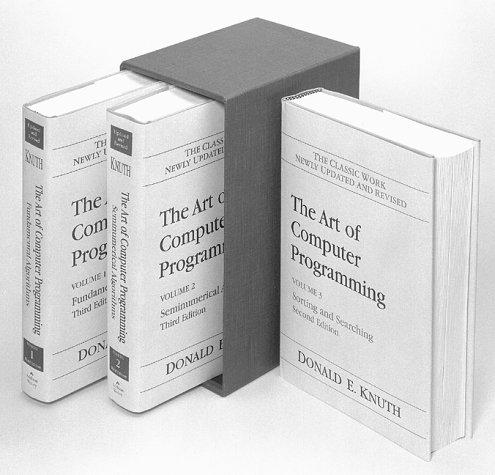 Art of Computer Programming, The, Volumes 1-3 Boxed Set (2nd Edition) (The Art of Computer Programming Series)
