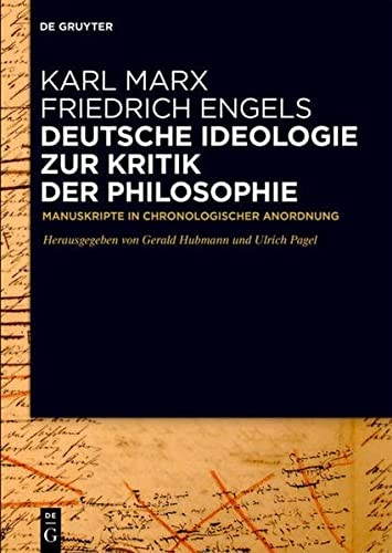 Deutsche Ideologie Zur Kritik der Philosophie by Karl Marx, Friedrich Engels, Gerald Hubmann, Ulrich Pagel cover