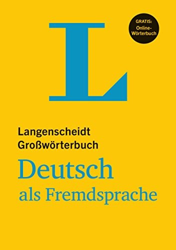 Langenscheidt Großwörterbuch Deutsch Als Fremdsprache - Buch MIT Online-Wörterbuch by Dieter Götz cover