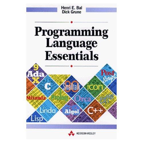 Programming language essentials