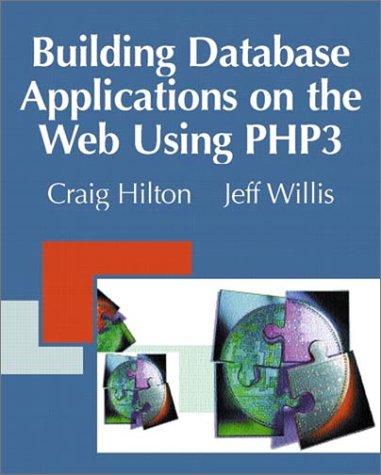 Building database applications on the web using PHP3