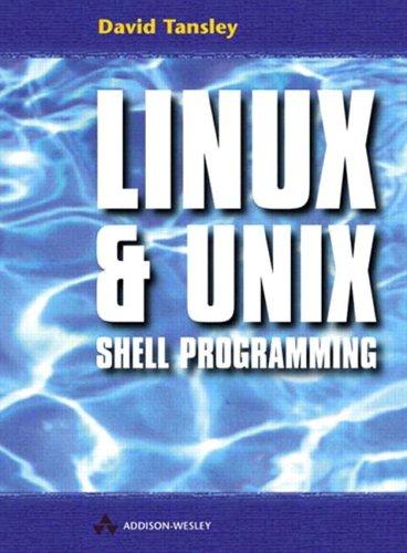 LINUX & UNIX Shell Programming by David Tansley cover