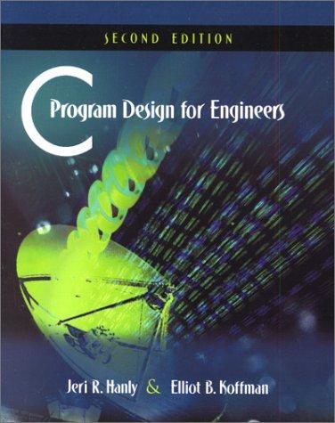 C program design for engineers