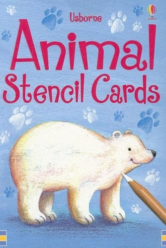 Animal Stencil Cards by Linda Edwards cover