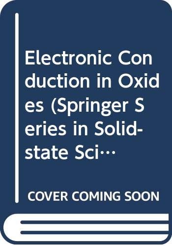 Electronic conduction in oxides