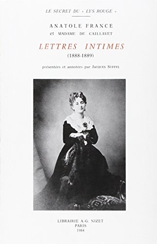 Anatole France et Madame de Caillavet by Anatole France cover
