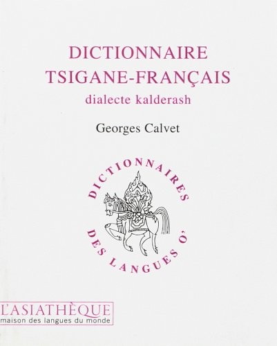 Dictionnaire tsigane-français by Georges Calvet cover