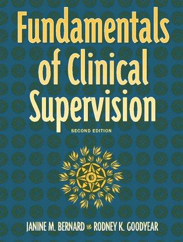 Fundamentals of clinical supervision