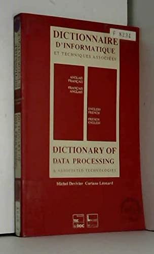 Dictionnaire d'informatique et techniques associées by Michel Devivier cover