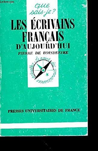 Les Ecrivains Francais by Boudeffre cover