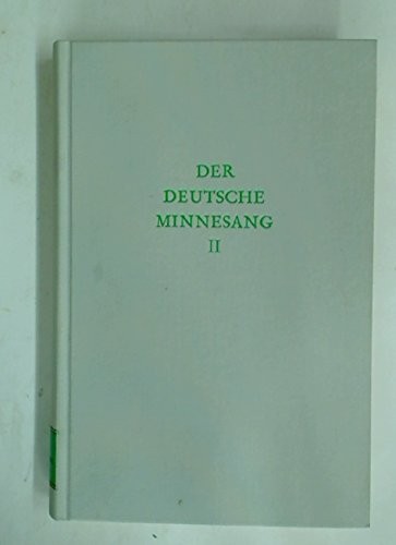Der Deutsche Minnesang by Hans Fromm cover