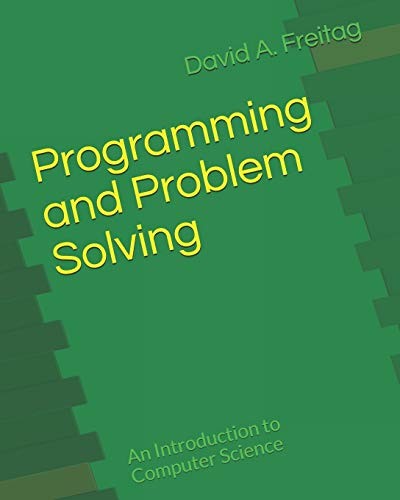 Programming and Problem Solving