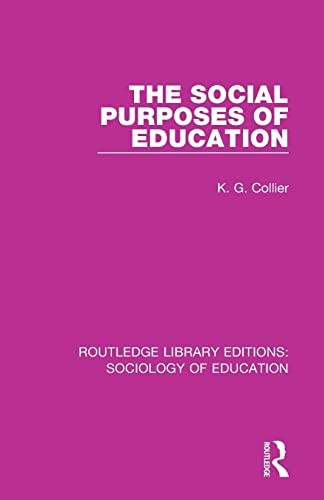 The social purposes of education