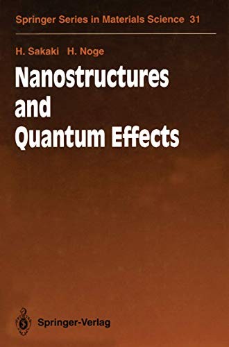 Nanostructures and quantum effects