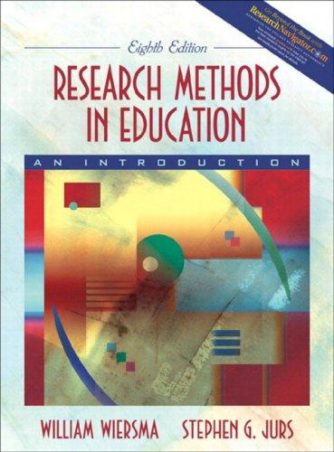 Research methods in education