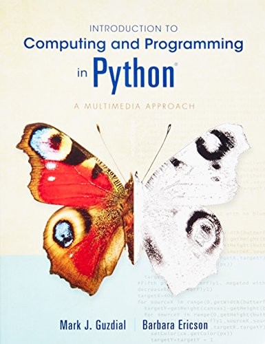 Introduction to computing & programming in Python