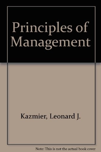 Principles of management