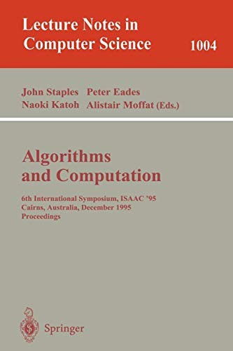 Algorithms and computations