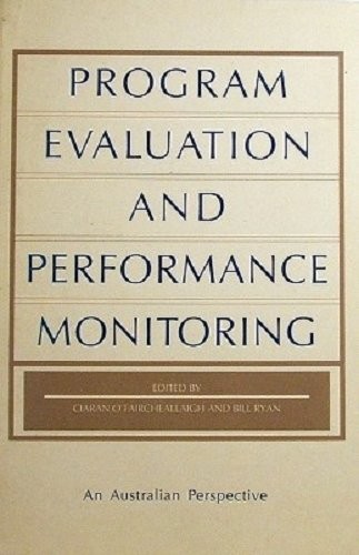 Program evaluation and performance monitoring
