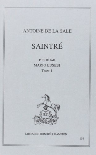 Saintré by Antoine de La Sale cover