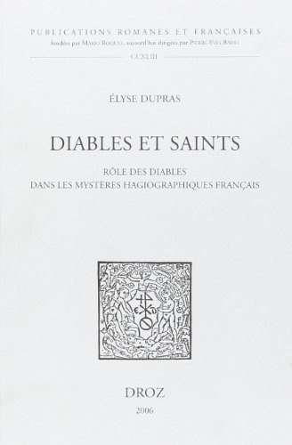 Diables et saints by Elyse Dupras cover