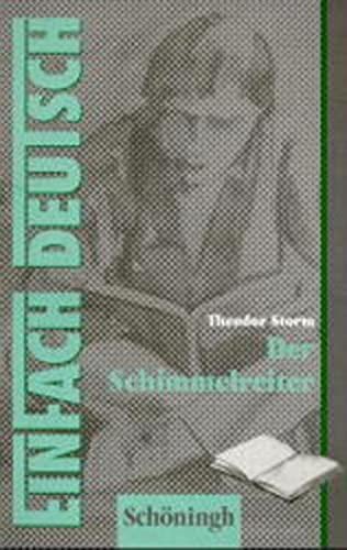 EinFach Deutsch, Der Schimmelreiter by Theodor Storm cover